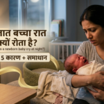 नवजात बच्चा रात में क्यों रोता है
