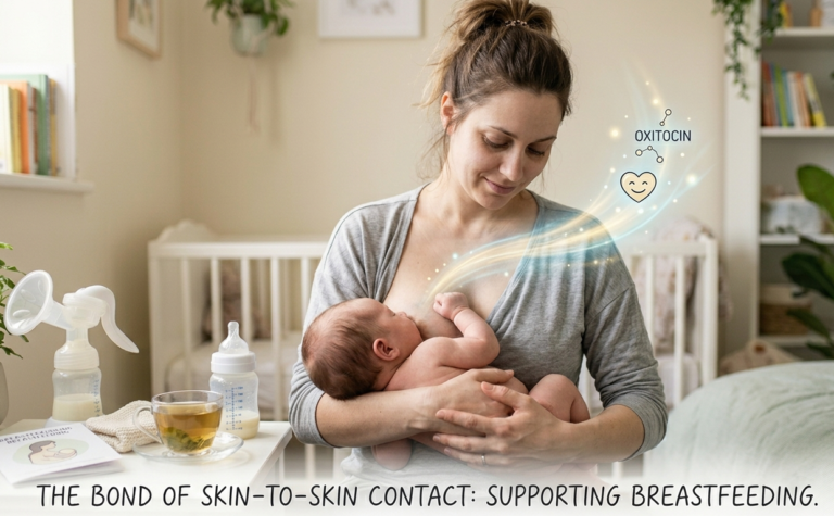 माँ और बच्चे का skin to skin contact