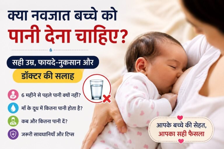 क्या नवजात बच्चे को पानी देना चाहिए? मां और नवजात बच्चे की तस्वीर