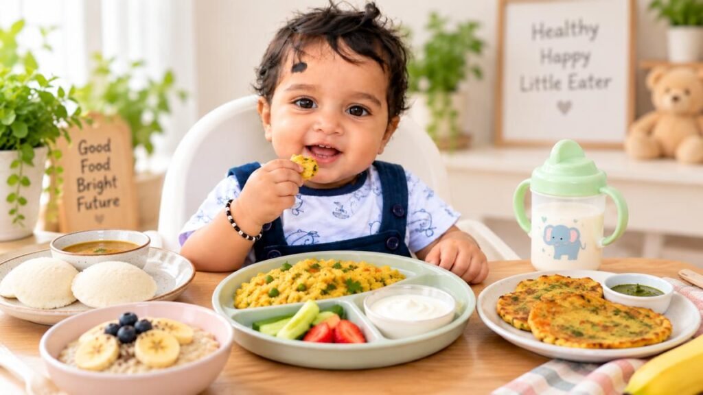 1 साल के बच्चे के लिए healthy Indian breakfast