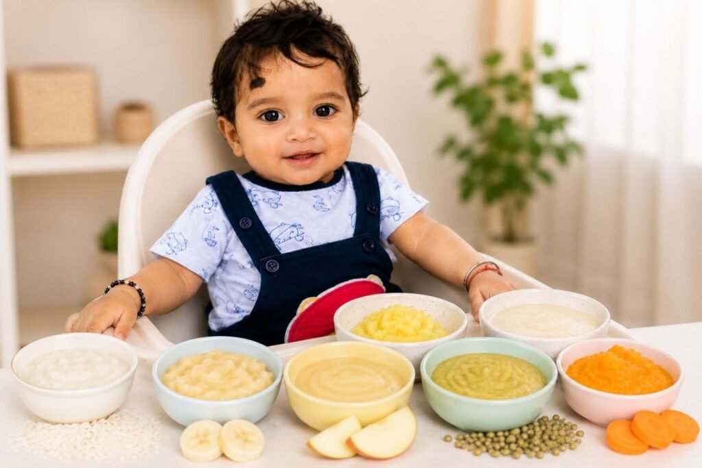 6 महीने के बच्चे के लिए सबसे अच्छे First Foods