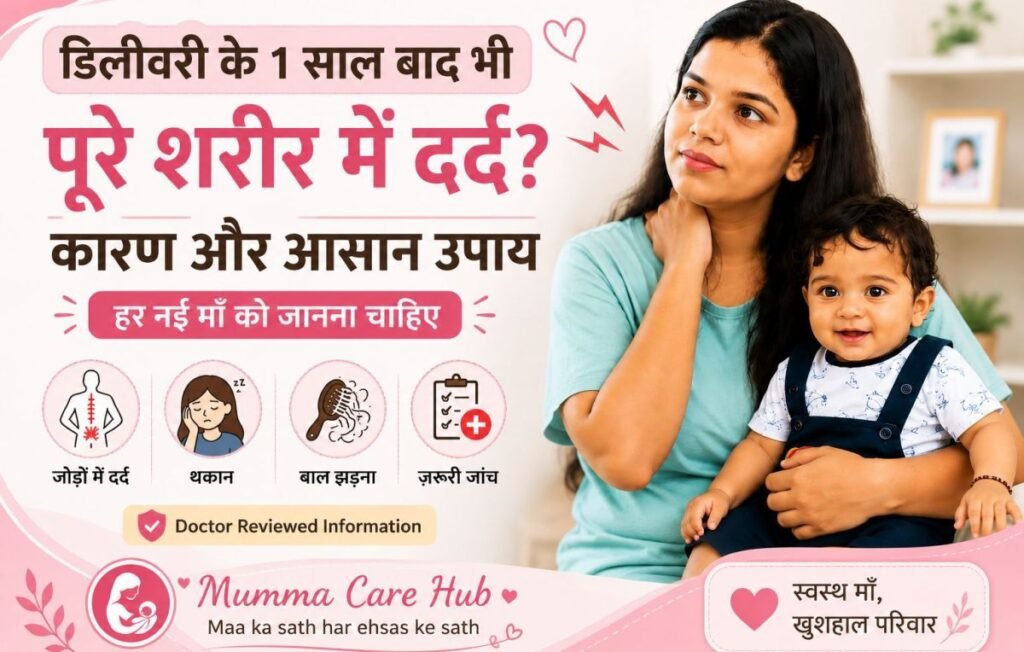 डिलीवरी के 1 साल बाद पूरे शरीर में दर्द