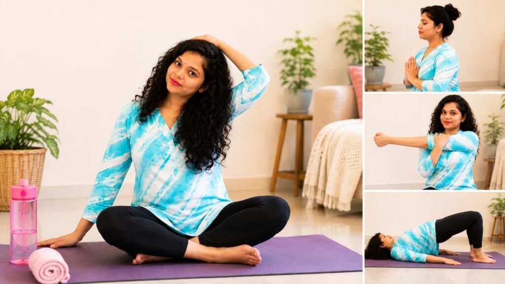 postpartum recovery के लिए gentle exercises