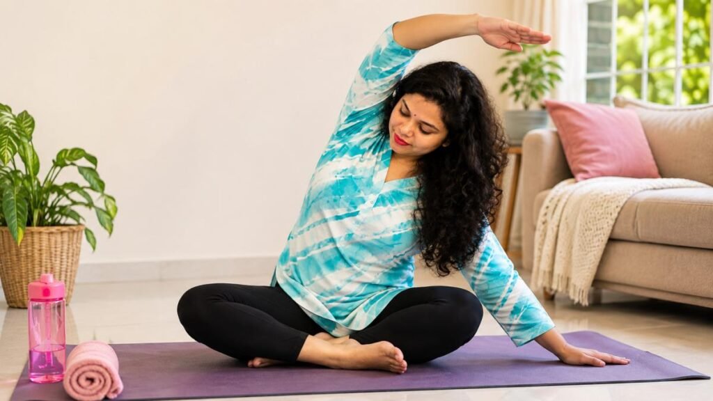 C-section के बाद gentle yoga और recovery